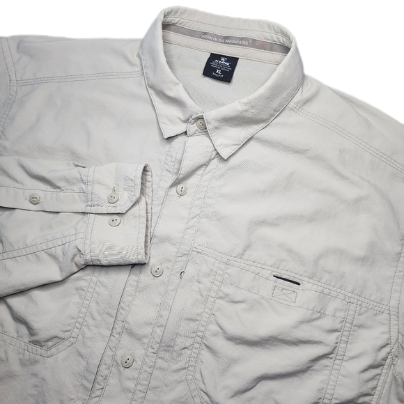 Kuhl Other - Kuhl Mens XL Tallfit Beige Lightweight Outdoor Hiking / Fishing L/S Button Up Sh